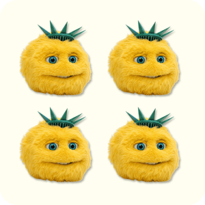 Liberty Biberty Plush 4PCS